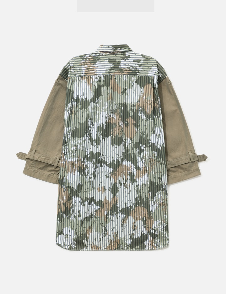 CDG Shirt Stripe Floral Print Shirt