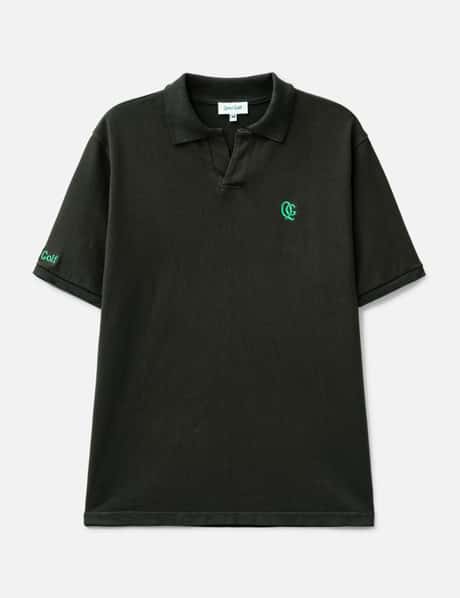 Quiet Golf Embroidered Logo Polo