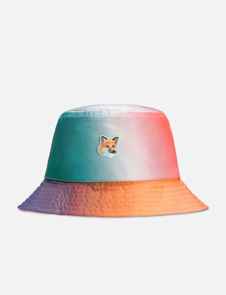Maison Kitsuné VIBRANT FOX HEAD BUCKET HAT