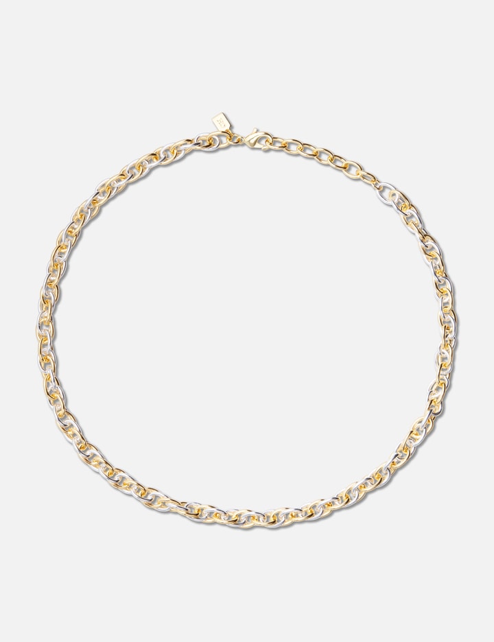 Crystal Haze Twin Link Chain In Gold