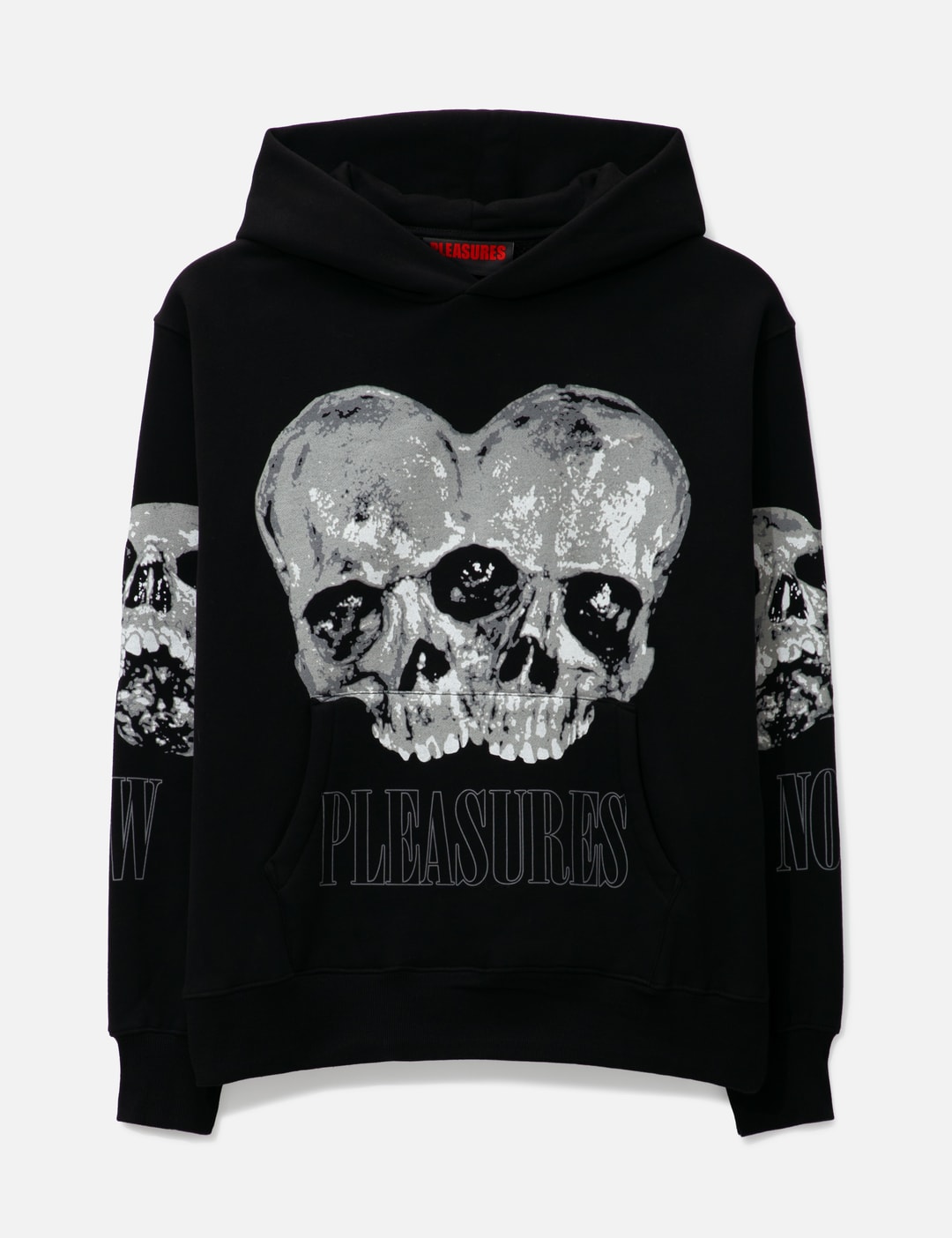 Pleasures DOUBLE SKULL HOODIE