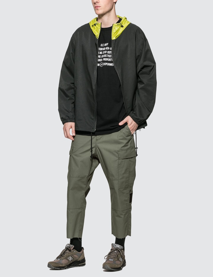 Hem Cut-off Cropped Cargo Pants Placeholder Image