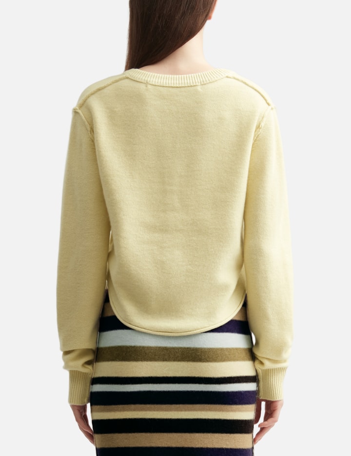 Perverze Side-Tuck Knit Cardigan