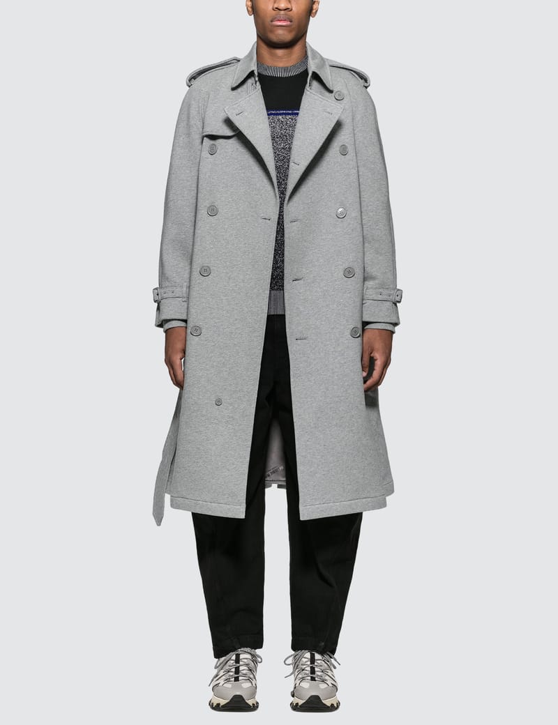 burberry jersey trench coat