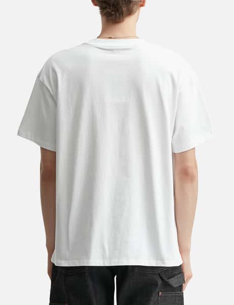 D Accent Crack Logo T-Shirts White view 12