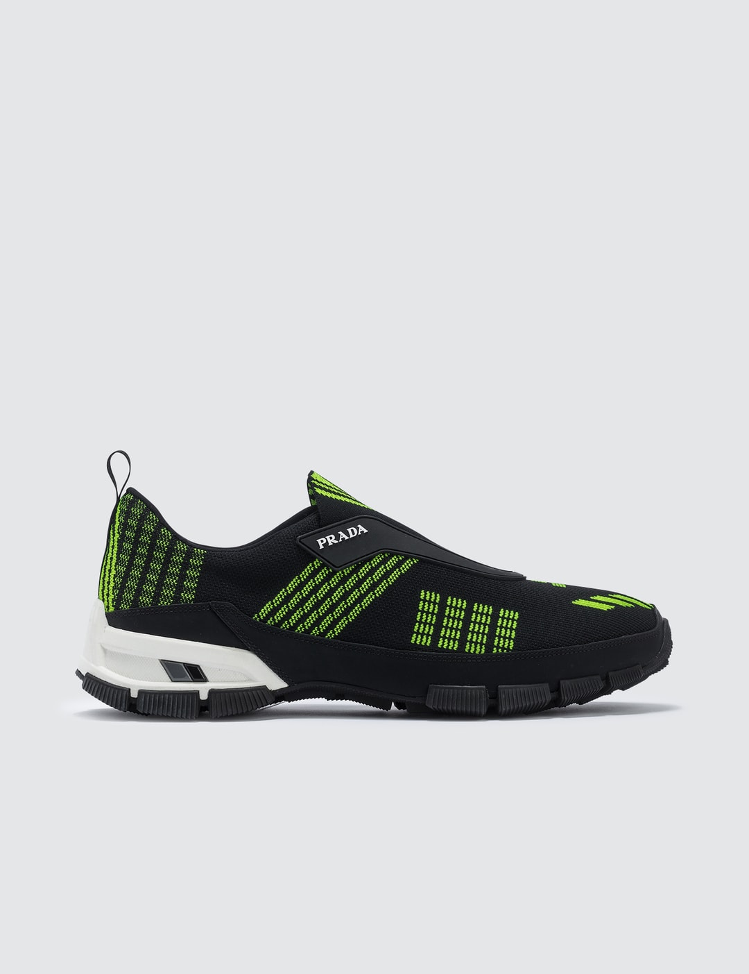 Knitted Comfort: Prada Crossection Knit Sneakers