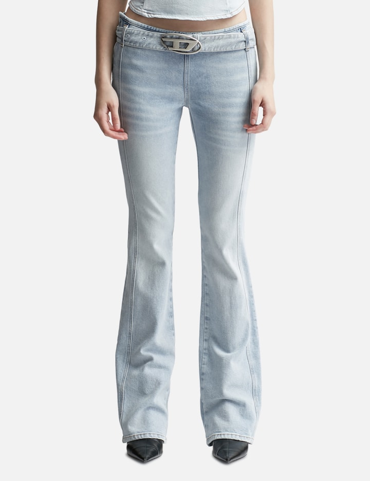 Shop Diesel Bootcut And Flare Jeans D-ebbybelt 0jgaa In Blue