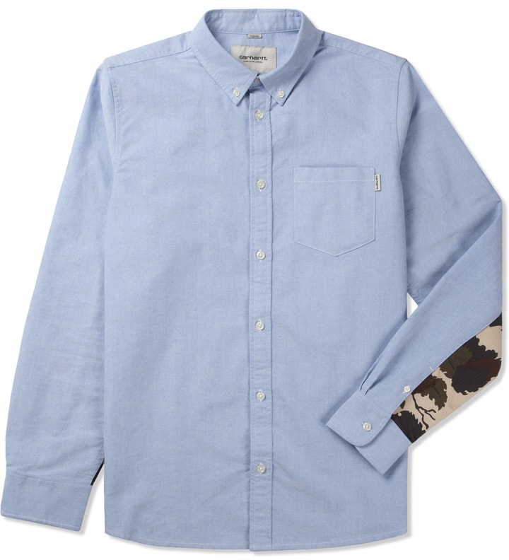 Bleach/Camo Mitchell Rinsed L/S Raymond Shirt Placeholder Image