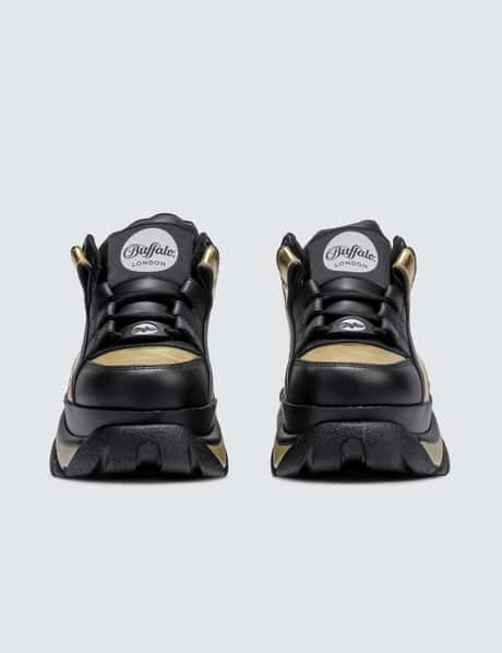 Buffalo London - Buffalo Classic Gold Low-Top Platform 