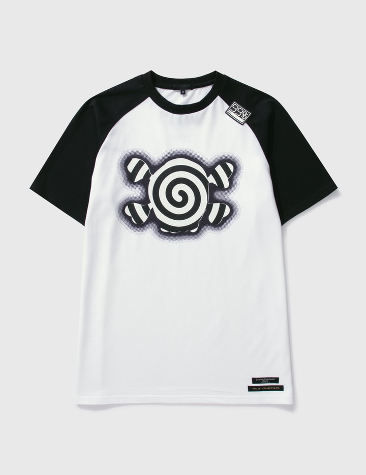 Spiral Skull Raglan T-shirt Placeholder Image