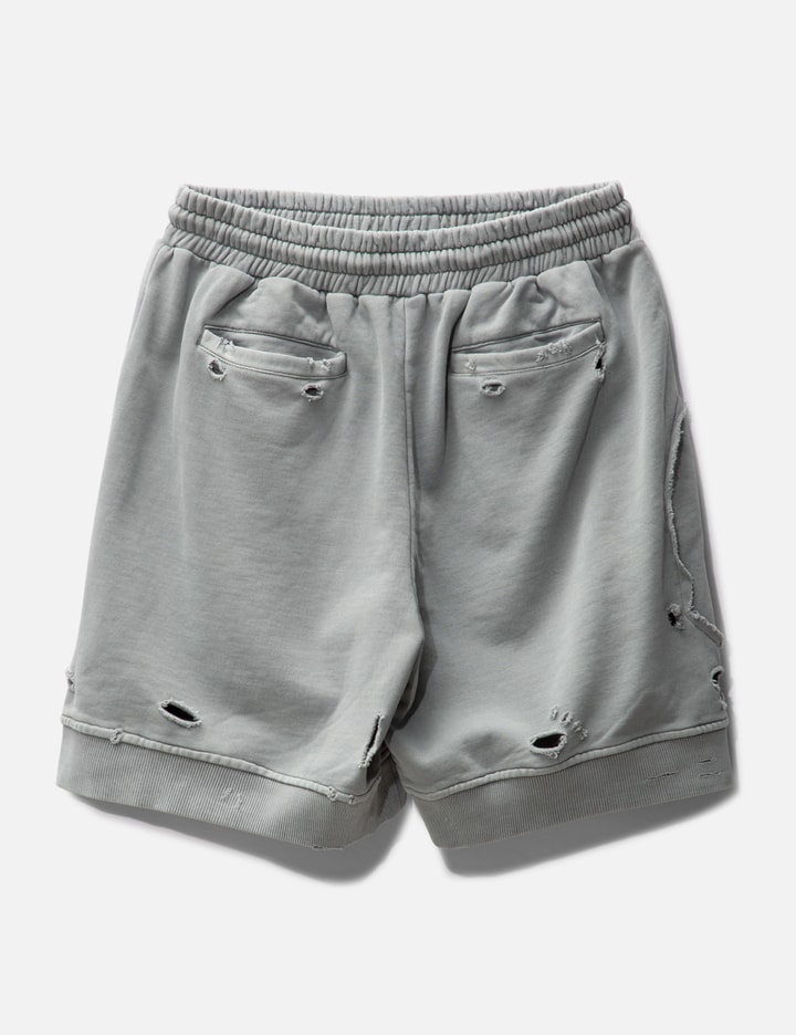 001-X - Ruin Distressed Sweat Shorts Placeholder Image