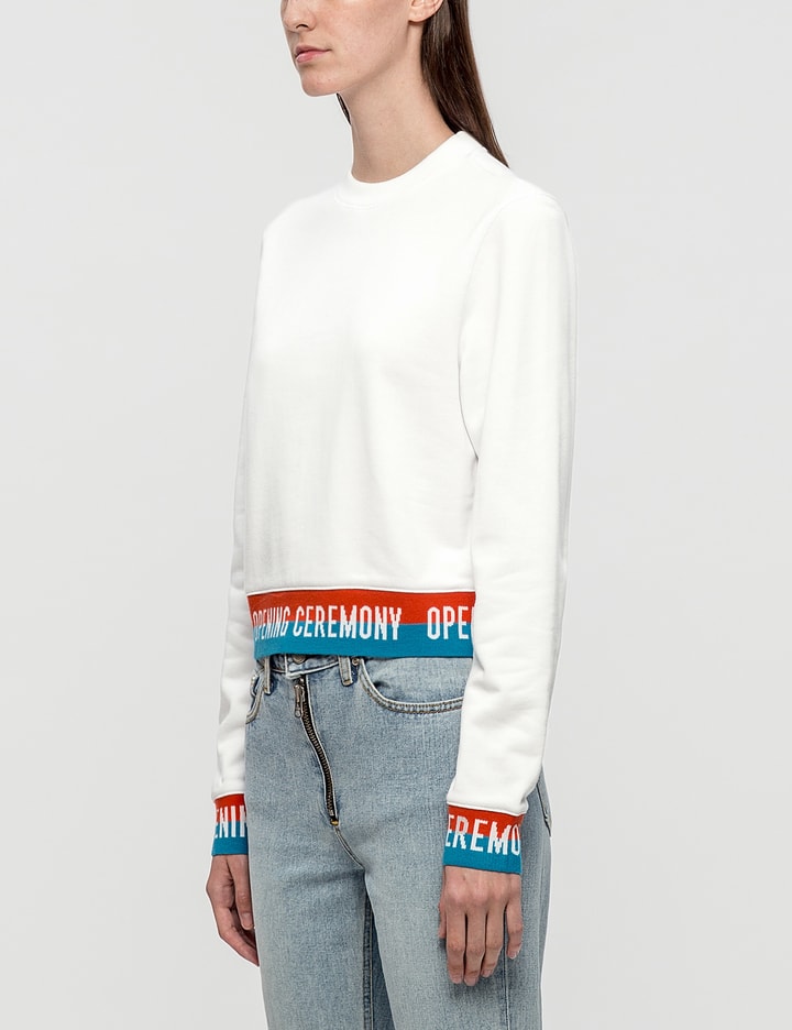 Elastic Logo Crop Sweatshirt Placeholder Image