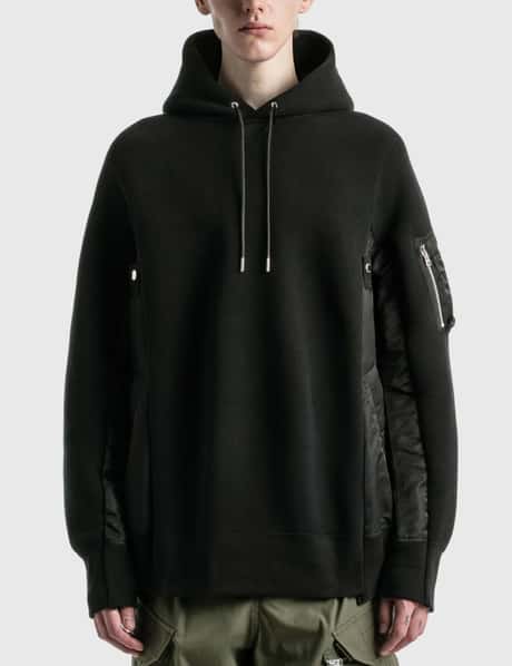 Sacai - スポンジ スウェットMA-1 パーカー | HBX - ハイプビースト 