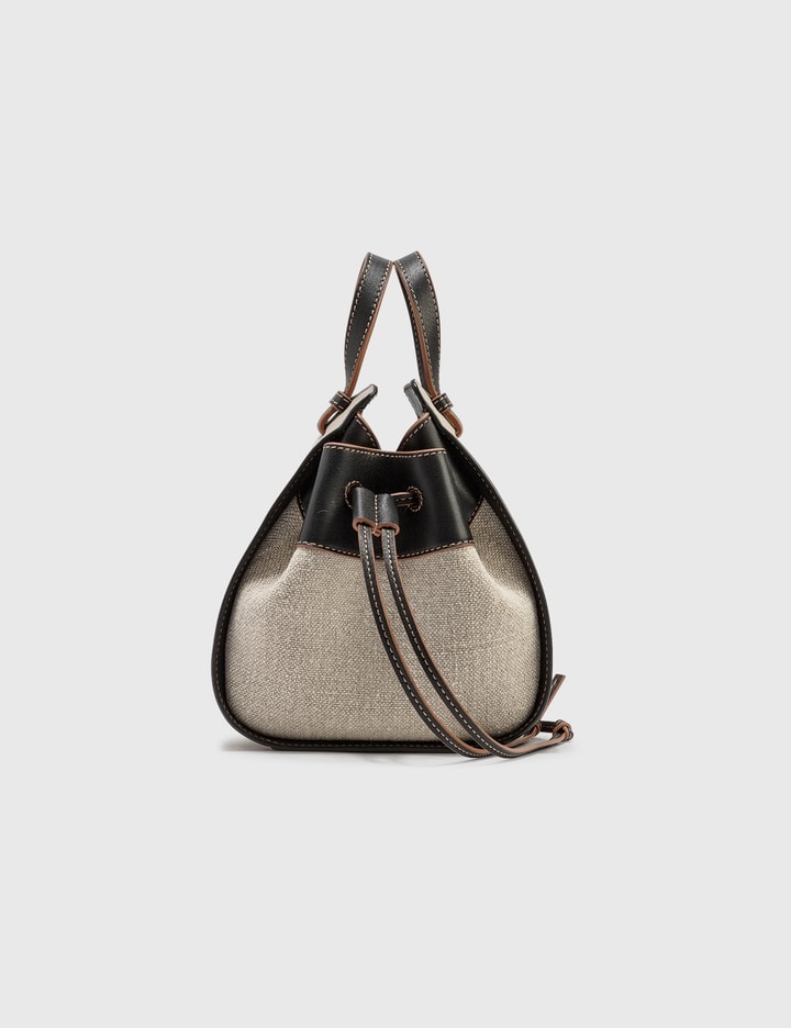 Loewe Hammock DW Mini Bag in Light Oat & Black