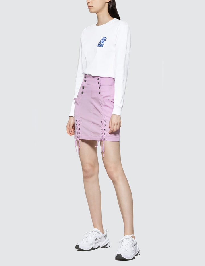Lace-up Mini Skirt Placeholder Image