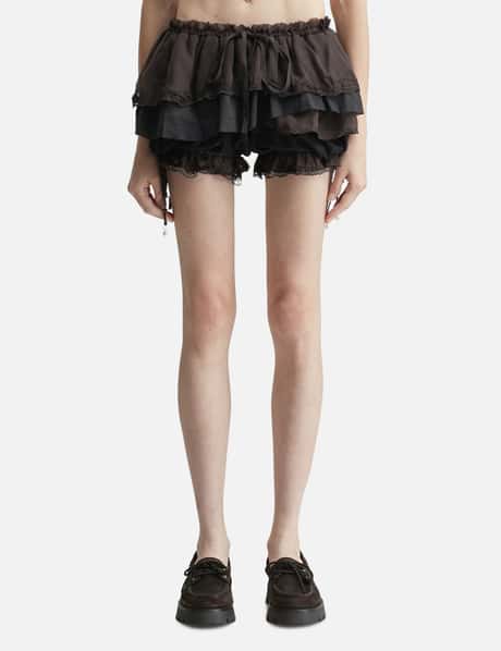 グロウニー Scalloped Lace Mini Skort