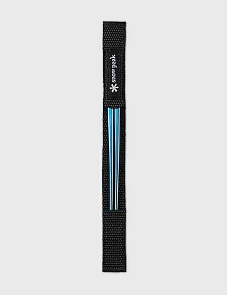 Snow Peak Blue Titanium Chopsticks