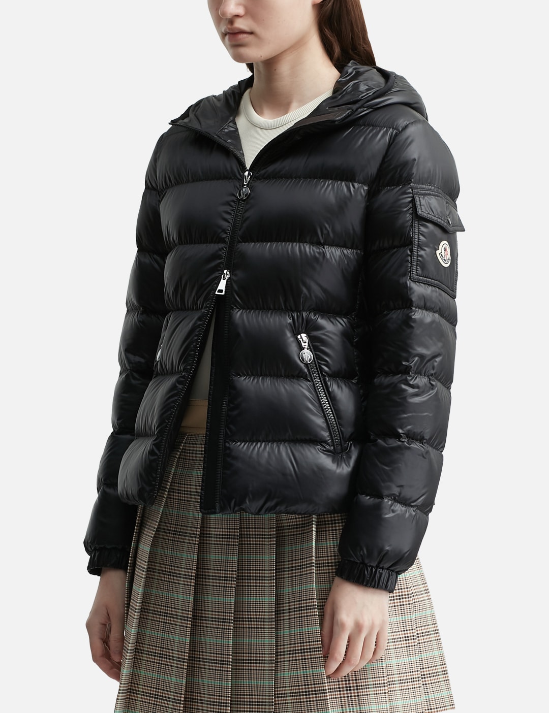 Glesse Hooded Short Down Jacket view 8