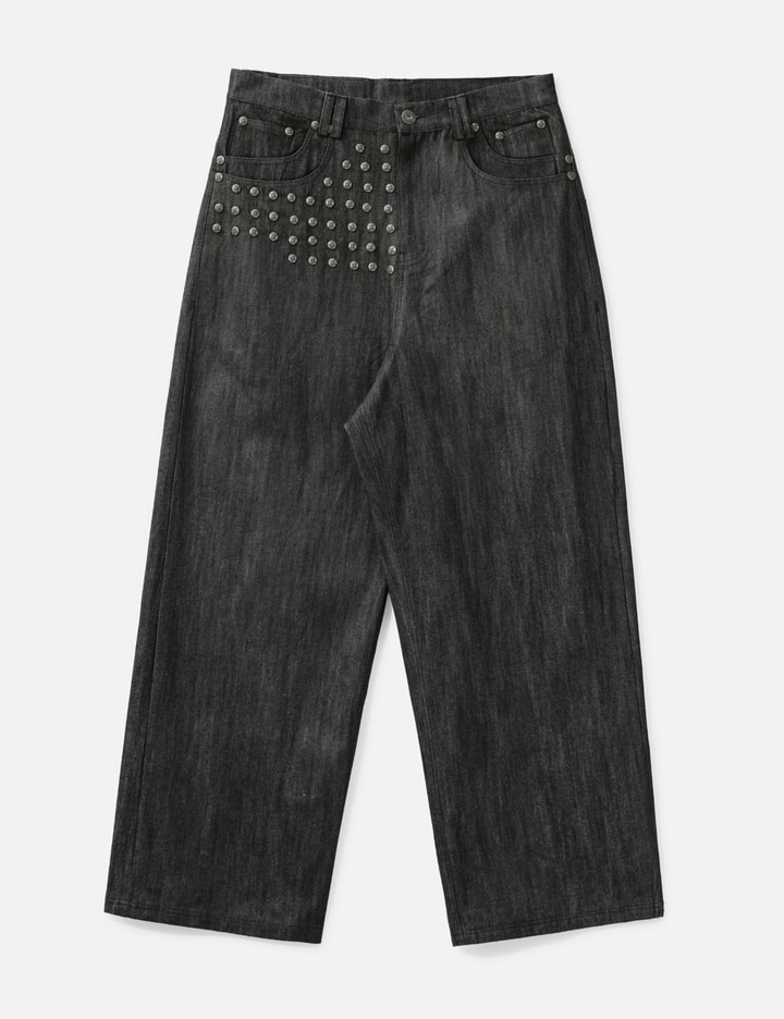 "Devlin" Studded Waxed Japanese Raw Denims Placeholder Image
