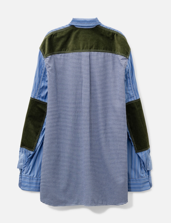 Junya Watanabe Man Striped Patch Detail Shirt