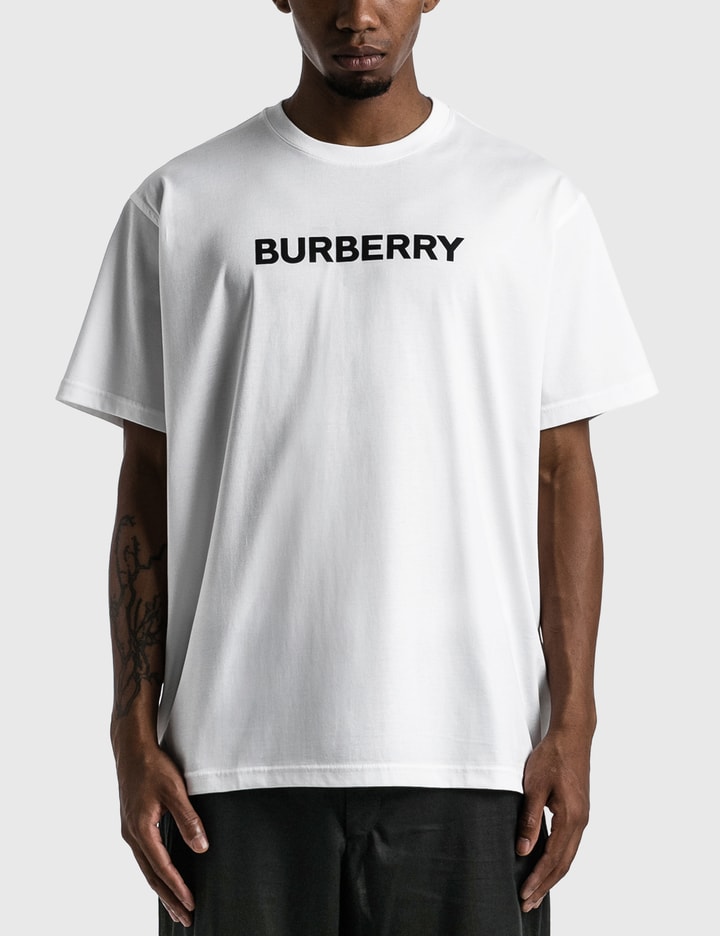 Burberry - Women's logo-print Small London Bag Tote - White - Cotton