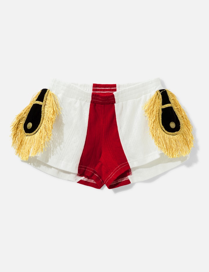 Praying Epaulette Women's Shorts White