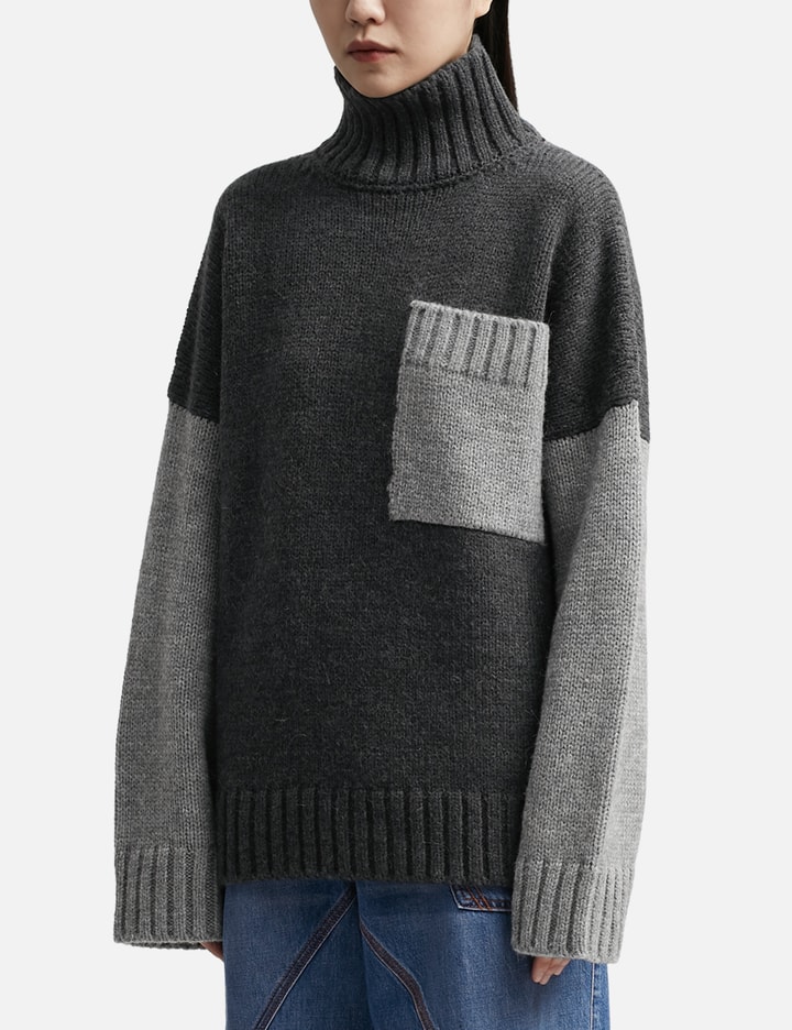 Patch Pocket Turtleneck Jumper Placeholder Image