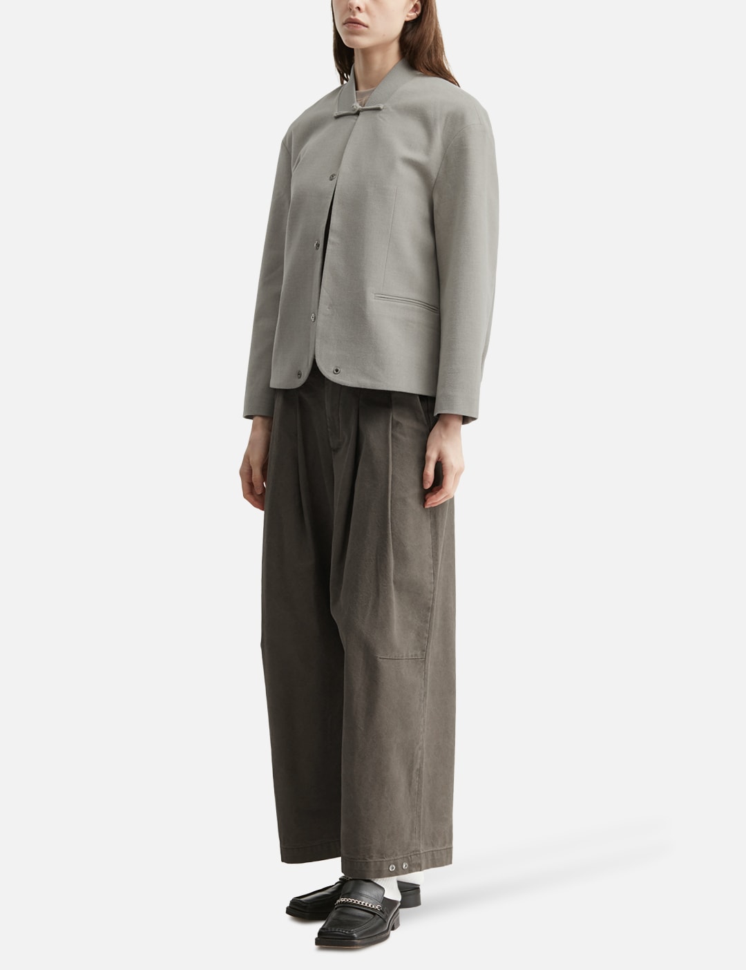 Reset Washed Wide-Leg Trousers view 20