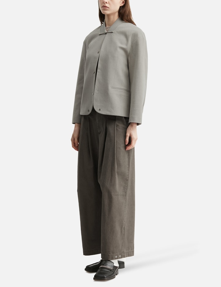 TEAM WANG design Reset Washed Wide-Leg Trousers