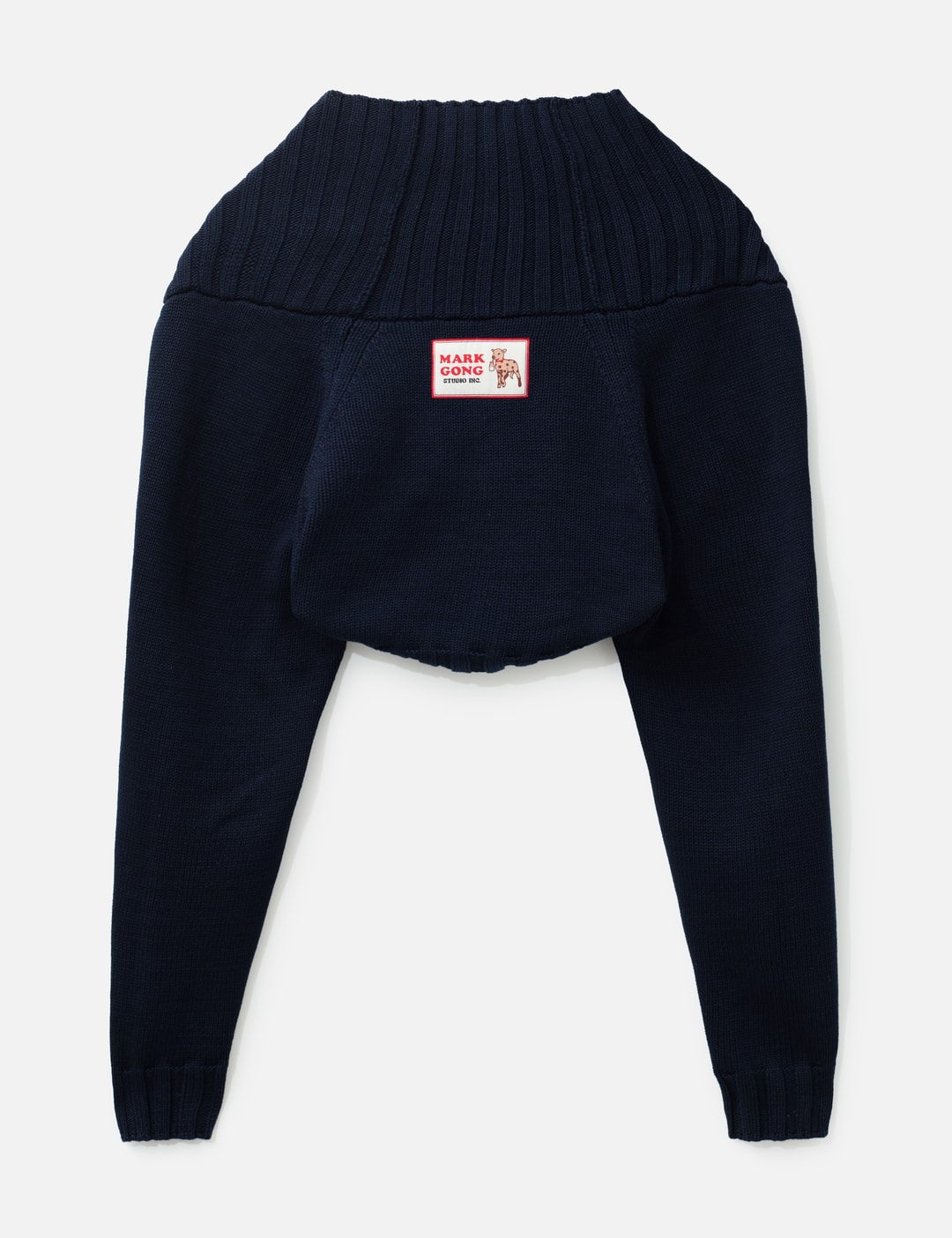 Navy Blue Knit Bolero view 9