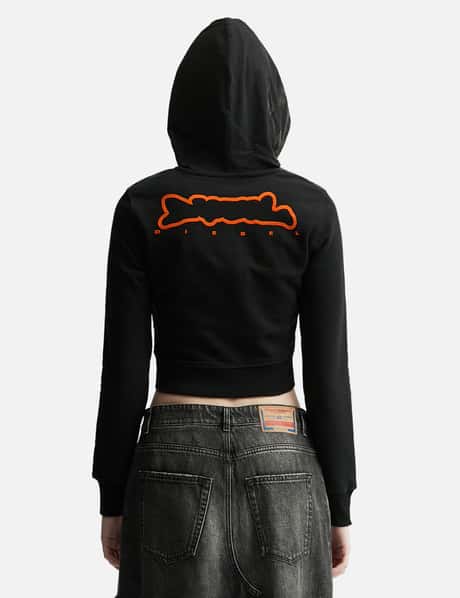 F-Slimmy-Hood T-Shirt With Crease-Effect Print view 9