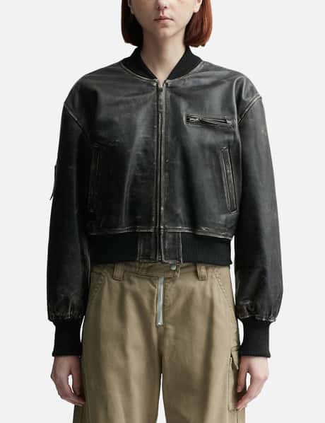 アクネ ストゥディオズ New Lomber Leather Jacket
