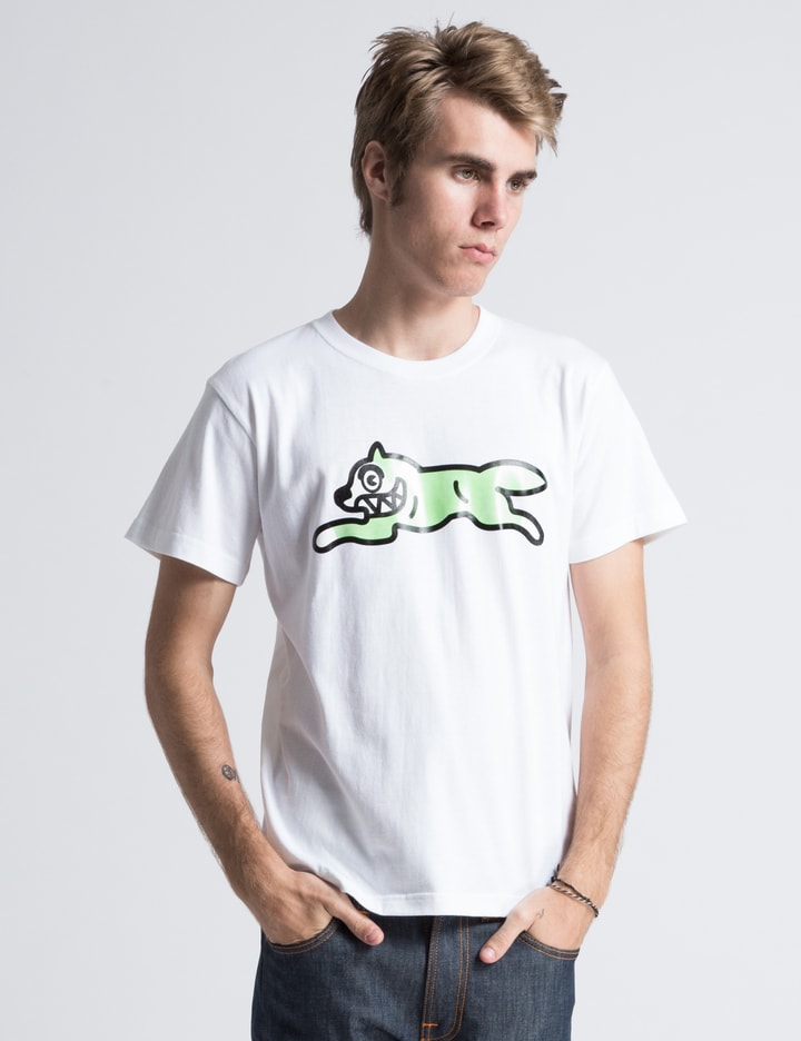 White G.I.D. Running Dog T-Shirt Placeholder Image