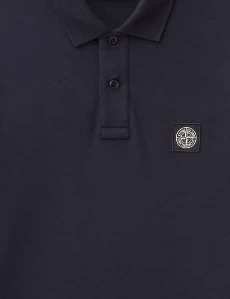 Short-Sleeve Polo Shirt With Compass Patch view 17