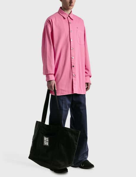 Raf Simons - ビッグ フィット デニム シャツ | HBX - ハイプビースト 