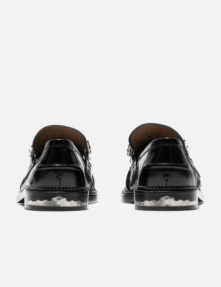 Toga Virilis Leather Chain Loafers