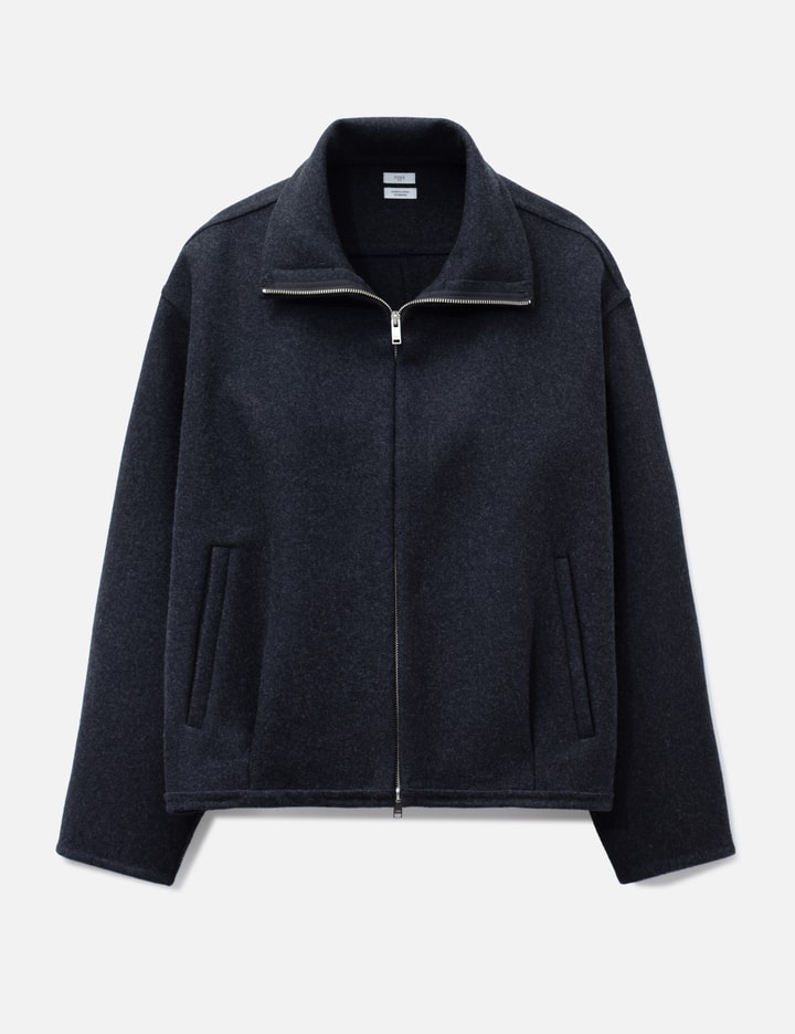 Yoke Wool Cashmere Balloon Silhouette Blouson