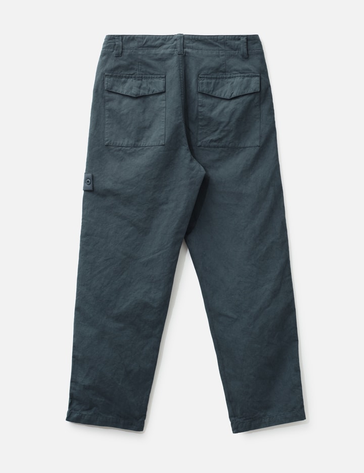 Stone Island Cotton Linen Canvas_S.I.Ghost Fatigue Trousers