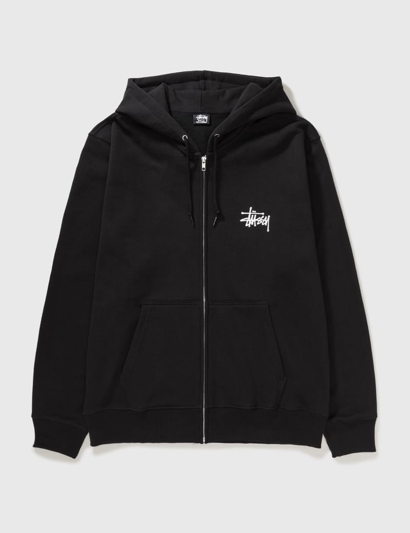 Stüssy - Basic Stussy Zip Hoodie | HBX 