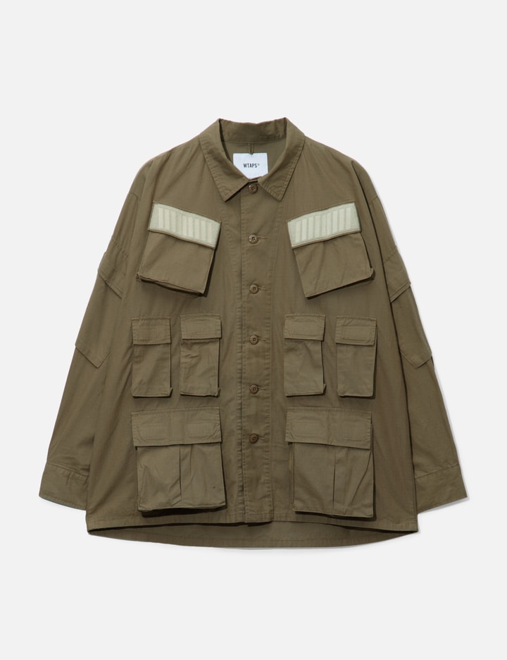 Wtaps Multi-pocket Shirt Jacket In Brown