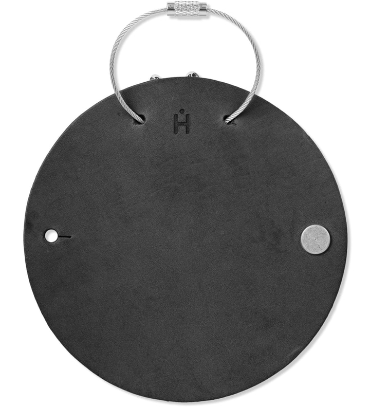 Black Leather Circle Keyholder Placeholder Image