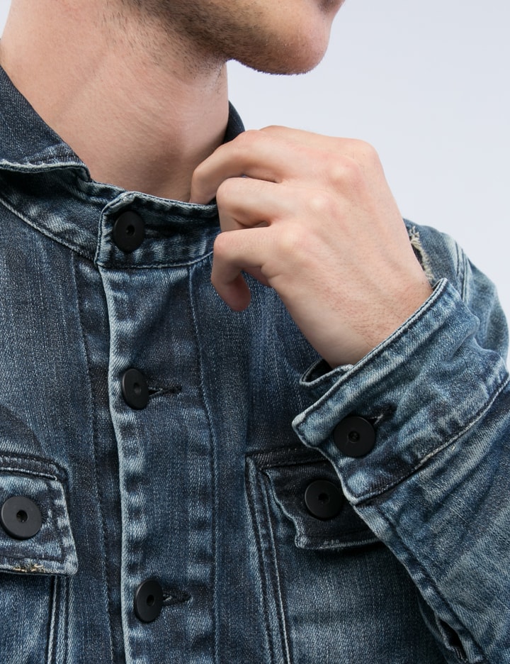 Destroyed Denim Wash Jacket Placeholder Image