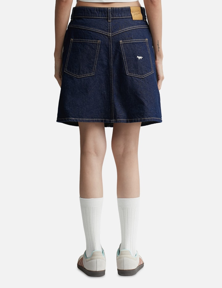 인디고 컬러 미니 A-라인 스커트 Placeholder Image