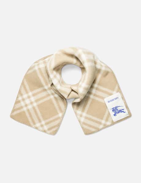 Burberry Check Wool Scarf