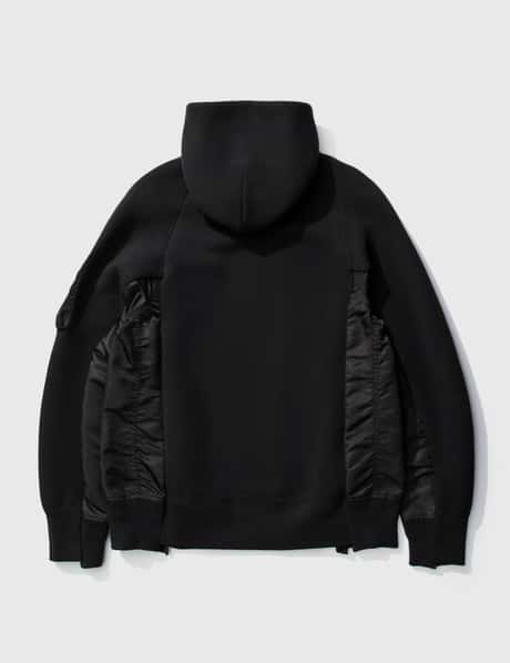 Sacai - スポンジ スウェットMA-1 パーカー | HBX - ハイプビースト  