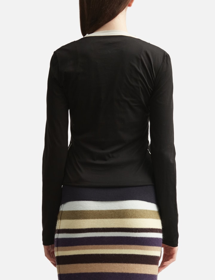 Perverze Layered Henley Long T-Shirts