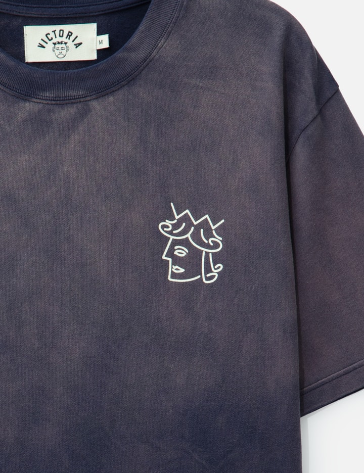 Sun Faded Queenhead Logo Short Sleeve T-shirt Placeholder Image