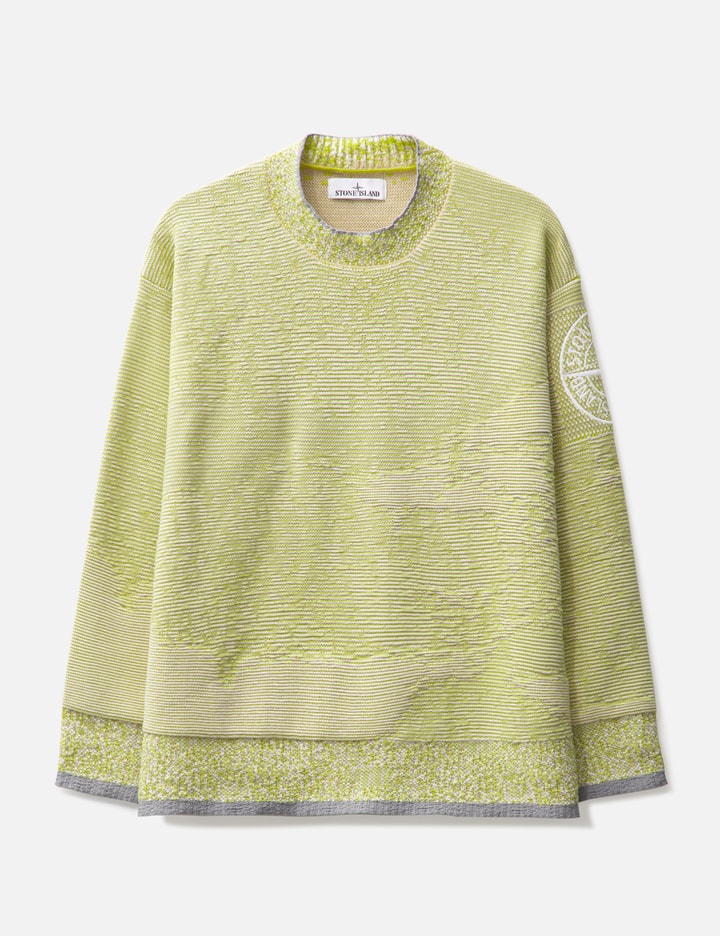 Shop Stone Island Crewneck Knit In Yellow