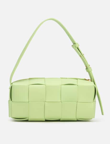 Bottega Veneta Women's Small Brick Cassette - Green - Shoulder Bags