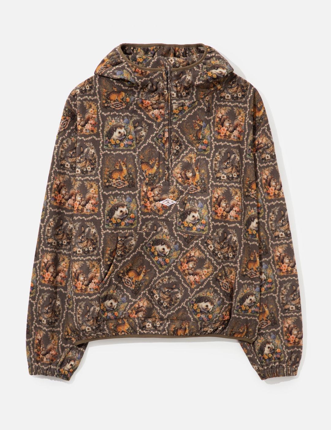 Umbro Slam Jam X  Cub Fleece Anorak Light In Brown